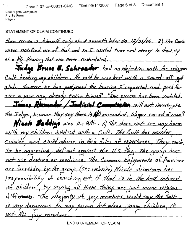 Case Filing for District Court