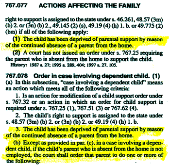 Actions Affecting the Family